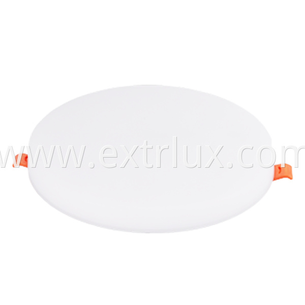 Recessed Round Iron Panel Light Top View Recessed Round Iron Panel Light Top View
